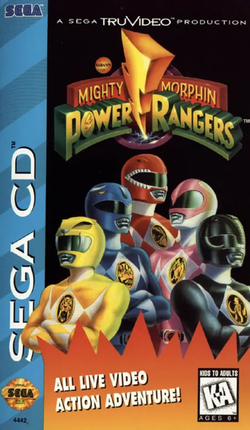 Обложка игры Mighty Morphin Power Rangers
